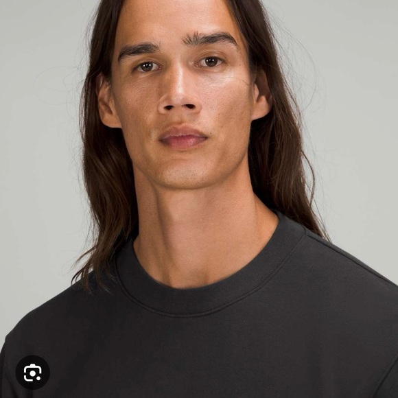 Lululemon Athletica Black French Terry Oversized Long Sleeve Crew - Picture 5 of 14